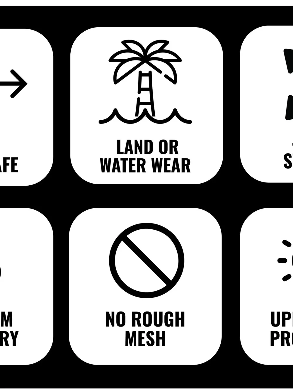 Neon Yellow & Black Kids Cap